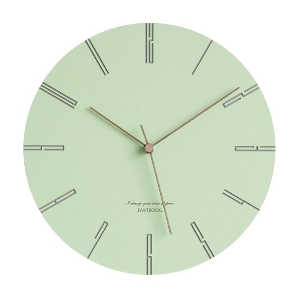 

wall clocks kitchen modern clock wooden mute living room large creative nordic relogio de parede gift idea home decor dd55wc