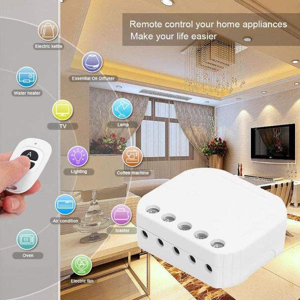 

smart home control durable remote delicate design ac85v-250v wireless switch+2 keys controller for led lamp