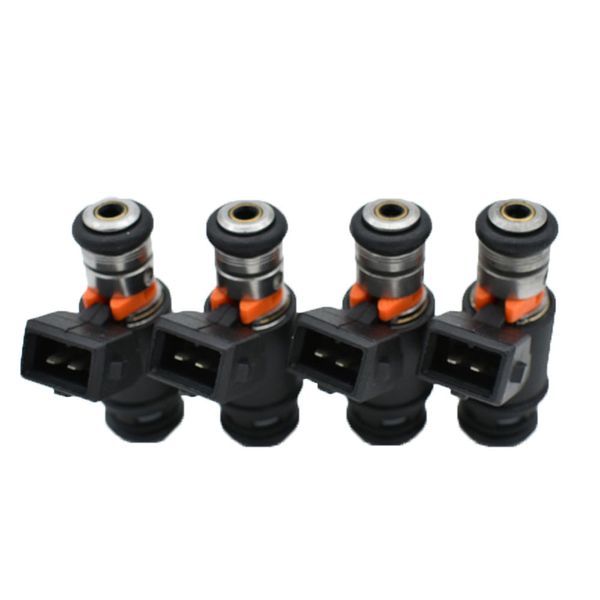

4pcs lot fuel injector nozzle for volkswagen golf jetta eurovan 2.8 v6 iwp022 805000348303 021906031d 021906031b fj573