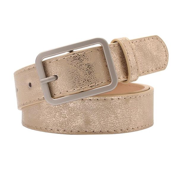 

belts women's pu trendy belt alloy japanese pin buckle solid color adjustable fashion personality denim accessories, Black;brown