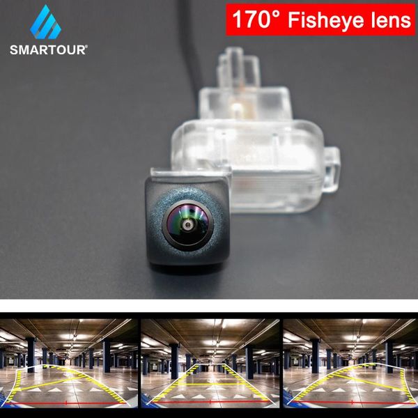 

car rear view cameras& parking sensors fisheye lens plastic hd ccd night vision reverse backup camera for 3 oncsela (two compartment)