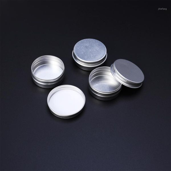 

storage bottles & jars 20pcs 15g travel cosmetic container empty cream jar pot with lid for makeup pomade (aluminium specimen box thread)