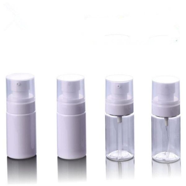 

storage bottles & jars 40ml white/clear empty pet plastic pump bottle cosmetic container emulsion f20212415