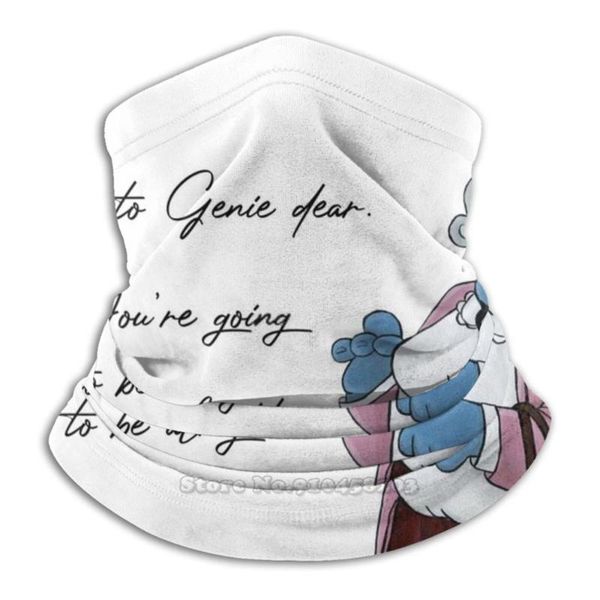 

scarves listen to genie , dear | mrs doubtfire aladdin microfiber neck warmer bandana scarf face mask, Blue;gray