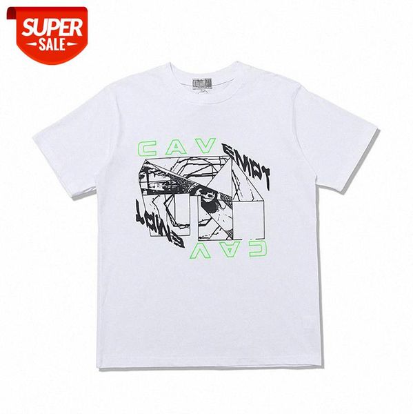 

geometric letter pattern round neck pullover short sleeve men and women same batch #f55w, White;black