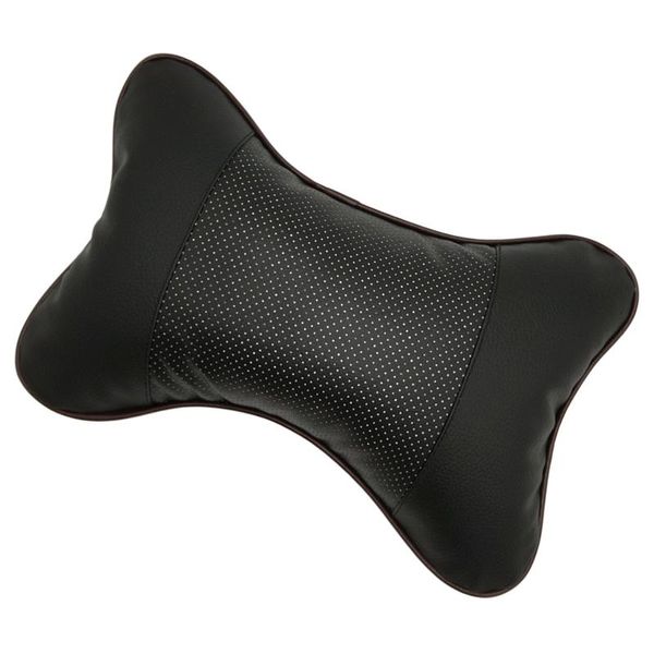 

seat cushions car neck pillow auto head rest relief headrest cushion pu leather soft support advantage
