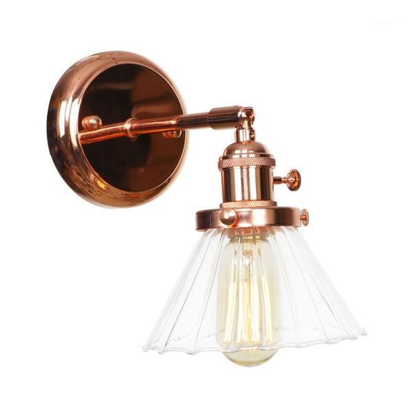 

wall lamp iwhd iron metal glass retro lights for home lighting bathroom mirror light rose gold vintage lamps sconce edison style1