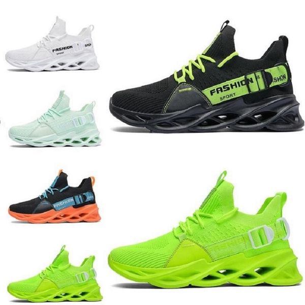 

style160 39-46 fashion breathable mens womens running shoes triple black white green shoe outdoor men women designer sneakers sport trainers