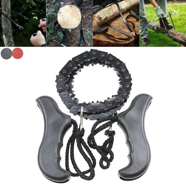 

hand tools outdoor survival chain saw chainsaw cutting camping tool pocket gear