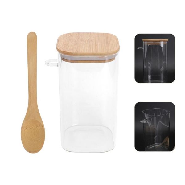 

manual coffee grinders 1 set kitchen glass jar reliable sealing storage food