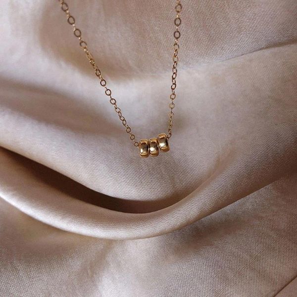 

chains contracted creative round shape necklace women's fashion and personality charm jewelry, Silver