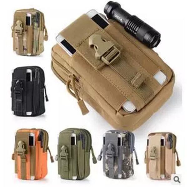

outdoor gadgets sport casual tactical military belt molle waist bag men's fanny pack phone case camping hunting bags