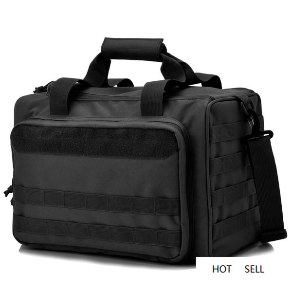 

tactical gun shooting range bag deluxe pistol range duffle bags black