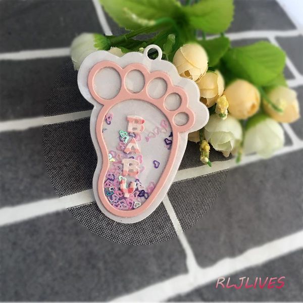 

painting supplies baby foot cute shaker metal cutting dies stencil for diy scrapbooking stamp/po decorative embossing paper cards