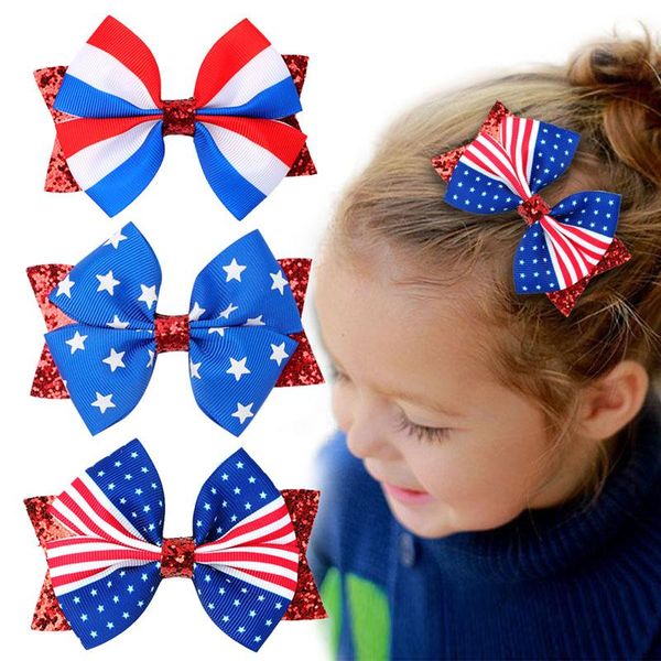 

hair accessories 3.5inches bow tie clip sweet clips boutique hairclips kids girls handmade hairgrips, Slivery;white
