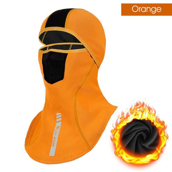 

skiing balaclava windproof ski snowboard hat outdoor mask cap bicycle headwear running women men full face cycling caps & masks, Black