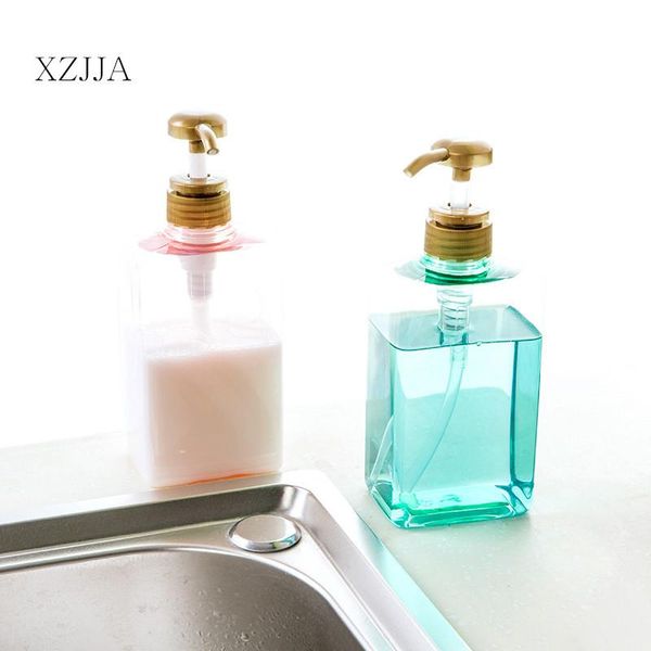 

600ml retro transparent soap dispenser bathroom hand sanitizer shampoo shower gel liquid accessories
