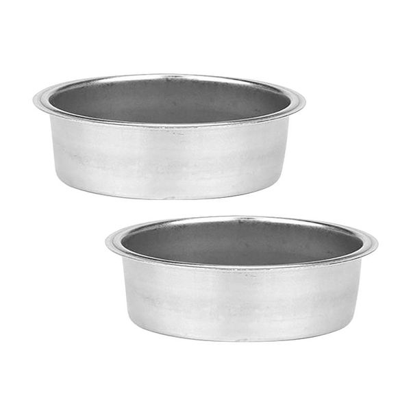 

coffee filters 2pcs reusable filter basket fine mesh party durable home kitchen stainless steel dining room round restaurant solid bar