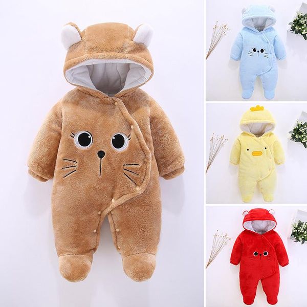 

footies baby thickening autumn winter clothes born cotton coat, Blue