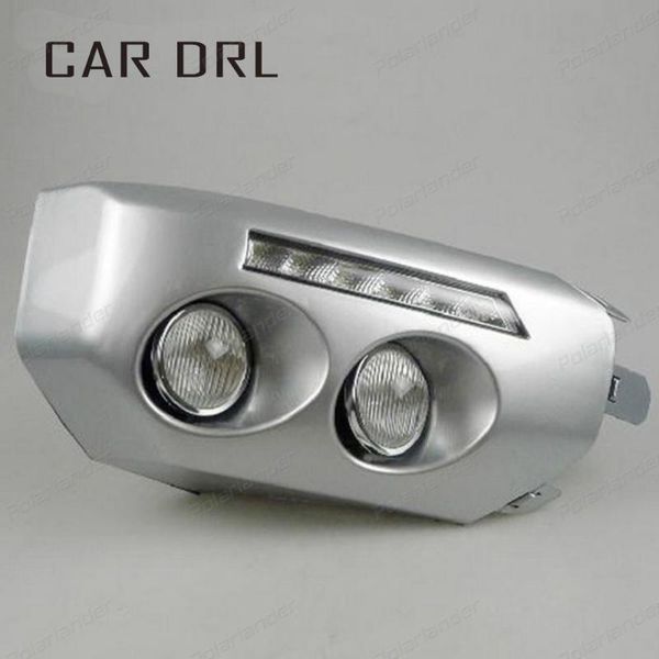 

panel lights selling daytime running light for t/oyota fj cruiser 2011-2013 fog lamp frame car styling 6000k led drl