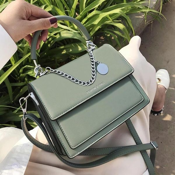 

shoulder bags lady's small square handbag 2021 chains bag casual all-match female trendy women cross body girl