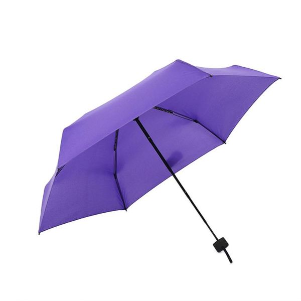 

umbrellas mini pocket folding umbrella 5-folding ultra light daily travel women men jan88