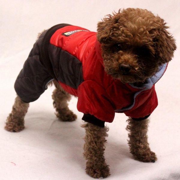 

dog apparel pet puppy sports hoodie jumpsuit sweater 4 legs warm sweat shirt cotton jacket coat 2021