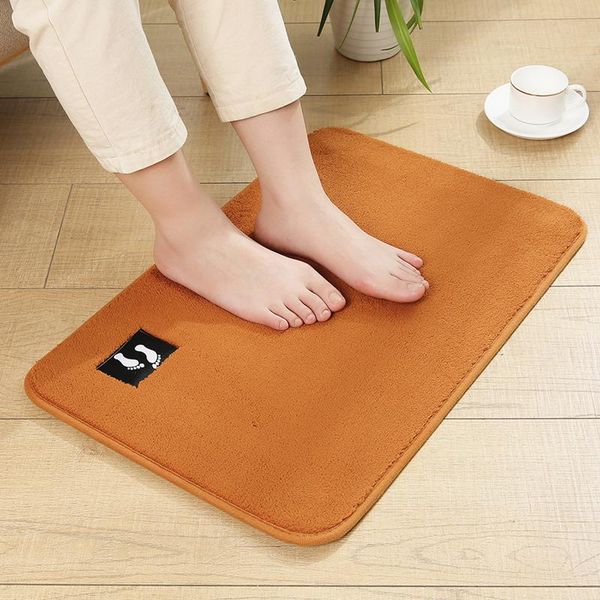 

carpets home coral velvet non-slip carpet floor mats living room bedroom hallway door mat bathroom toilet water absorbent anti-wrestling
