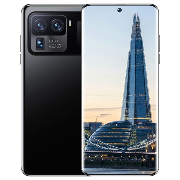 Unlocked 2022 M11ultra Telefon Sıcak Newstyle Global Version Orijinal Android Smartphone 7.3 inç Büyük Ekran Cep Telefonu Çift SIM Hücre Mobil Akıllı Yüz ID 5G 4G 3G