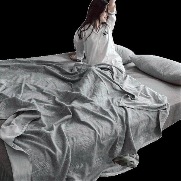 

blankets 100% cotton soft good hand feeling summer quilt king twin children nap blanket bedroom air conditioner throw