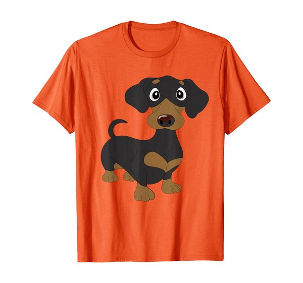 

black and tan dachshund wiener dog, White;black