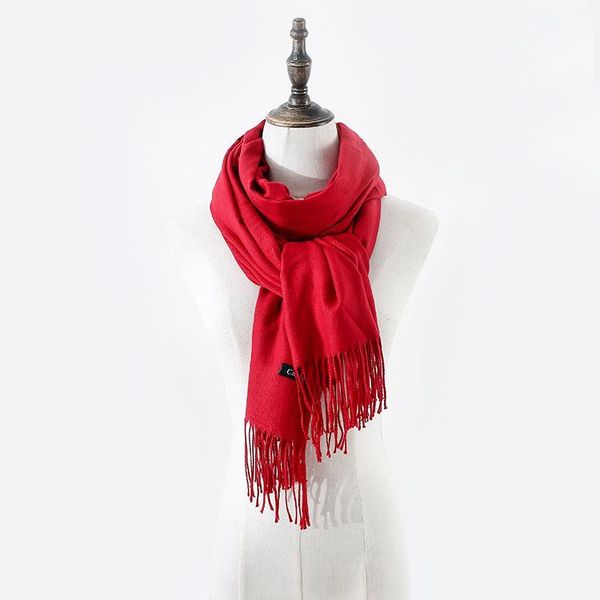 

scarves wholesale solid color soft women scarf cashmere-like lady autumnthick shawls wraps winter pashmina femal hijab headband, Blue;gray