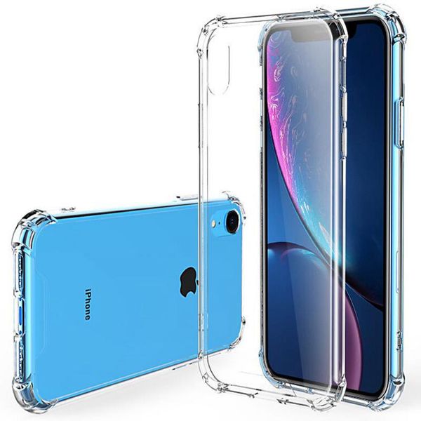 

1.5mm cases thicken four-corner anti-fall airbag phone for 12 11 pro iphone xr xs max 7 8 p samsung note20 s20 ultra plus