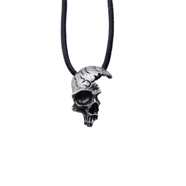 

pendant necklaces 12pcs gothic dead head skull necklace men' punk jewelry, Silver