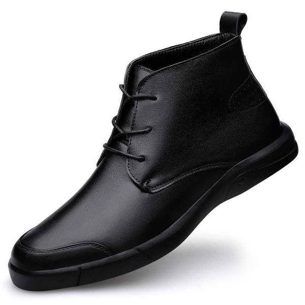 

tangzuo 82106 high leather sho, batch 38-46, black single cotton
