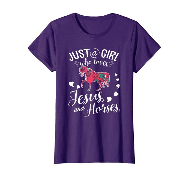 

Just A Girl Who Loves Jesus And Horses T Shirt Farmer Lover, Mainly pictures