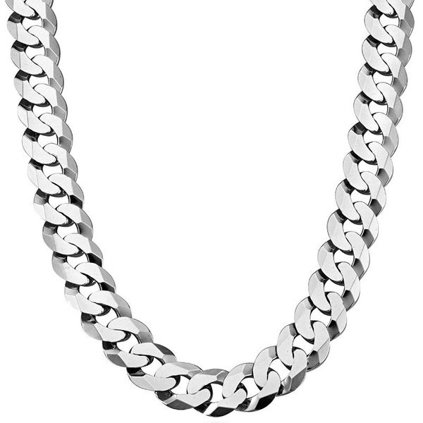 

chains classic silver 925 jewelry necklace diamond cut cuban chain 4n 7n 8n fashion luxury
