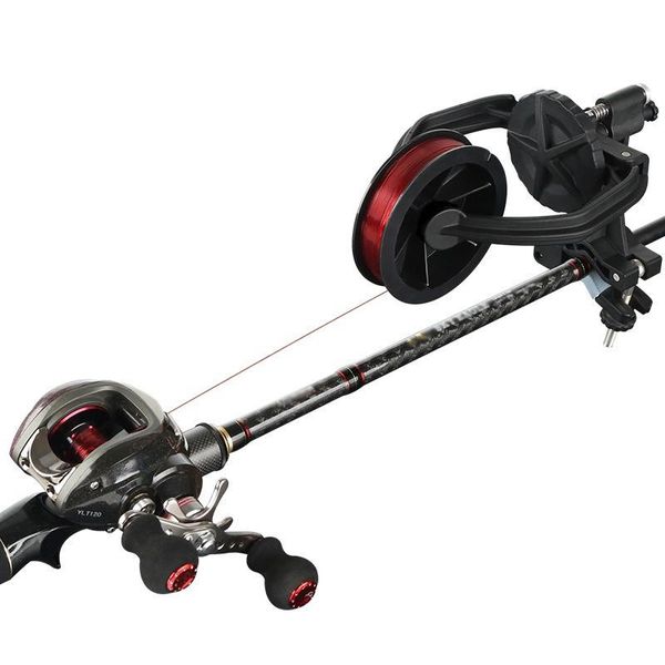 

baitcasting reels fishing line spooler winder portable reel spool station system for spinning or