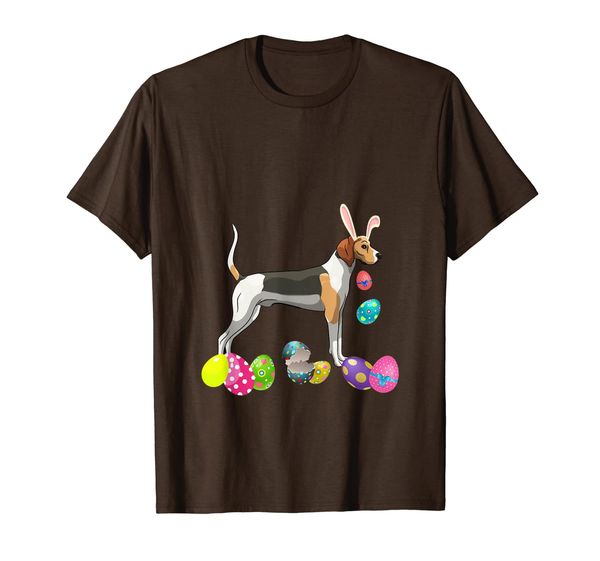 

treeing walker coonhound dog bunny rabbit hat easter eggs, White;black