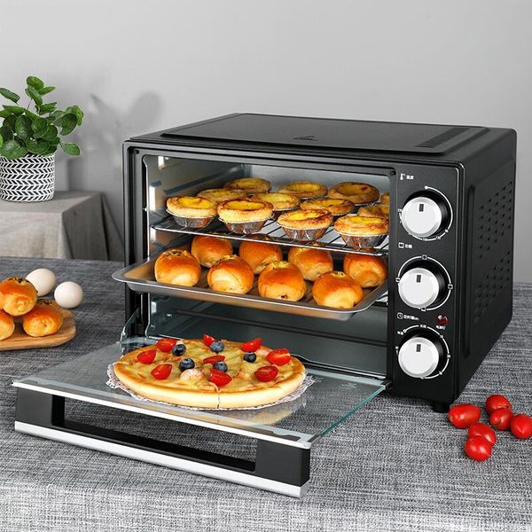

electric ovens upper lower independent heating pizza oven air fryer toaster 30l intelligent bread baking for