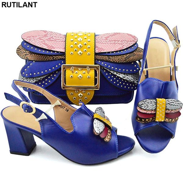 

dress shoes arrival women and bag set in italy nigerian wedding party pumps with purse african sets 2021, Black