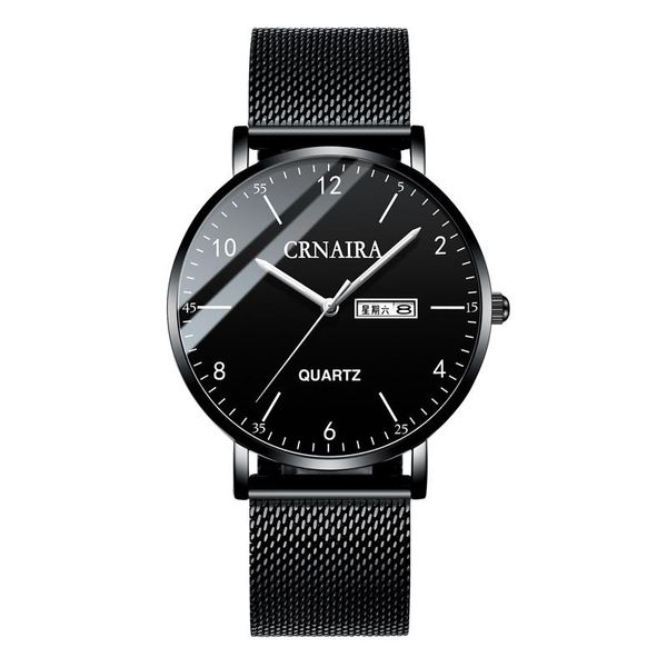 

wristwatches mens watches ultra-thin wrist watch men men's clock, Slivery;brown