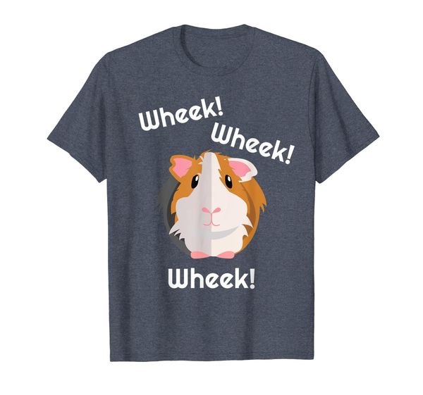 

cute funny wheek - guinea pig owner / cavy lover tshirt, White;black
