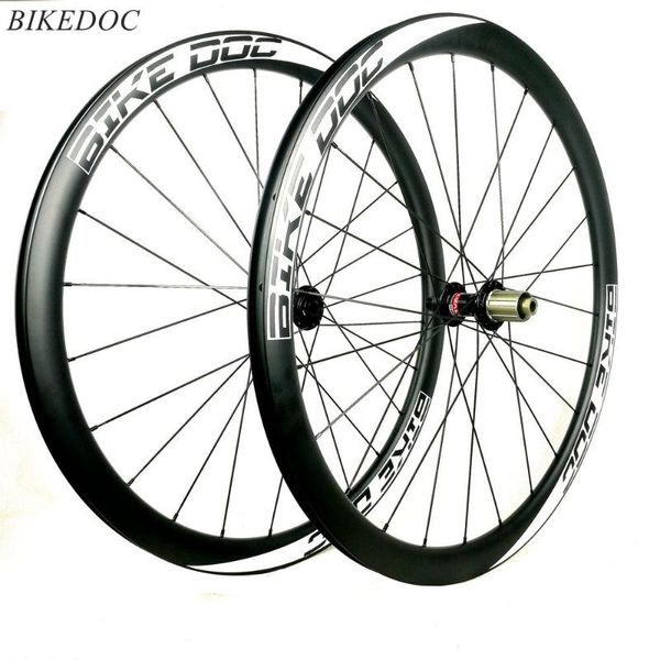 

bike wheels bikedoc 38mm bicycle 700c clincher 791 792 central lock road wheelset