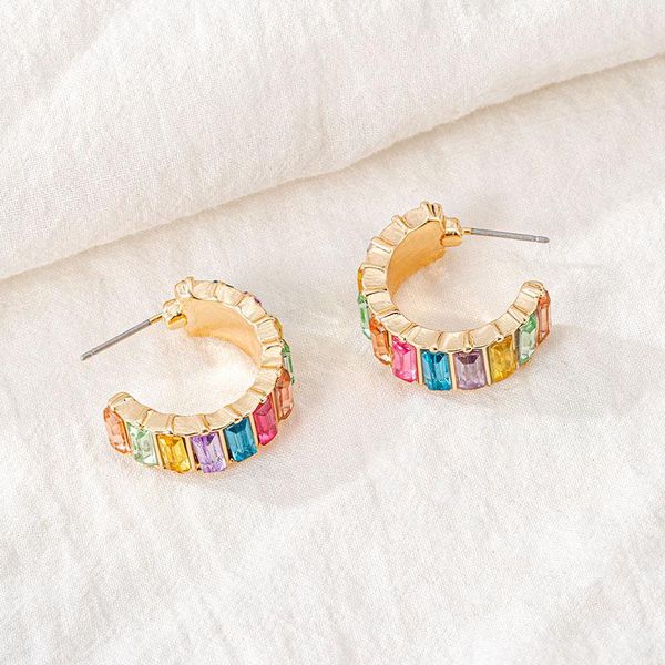 

hoop & huggie vintage gold color metal round shape earrings korean style hollow statement for women 2021 fashion party jewelry, Golden;silver