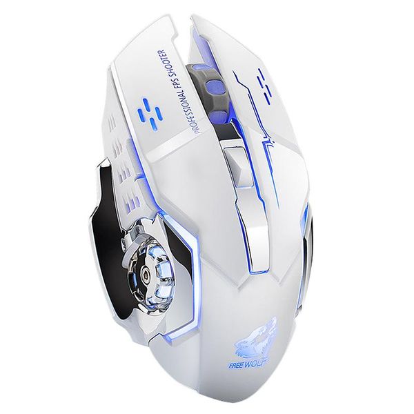 

mice ziyou lang x8 wireless 2.4ghz mute rechargeable mouse led backlit 1800 dpi optical