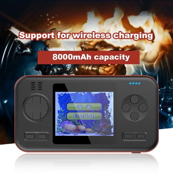 

capacity portable game console power bank qi usb charging charger players
