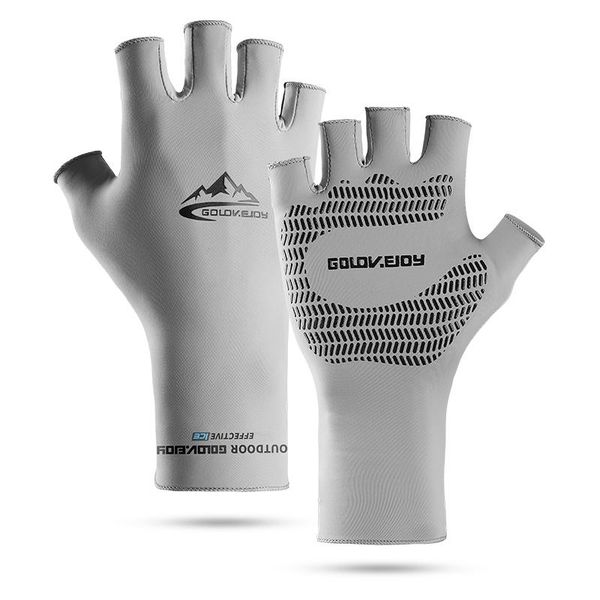 

cycling socks finger gloves ice silk sports bicycle racing road bike mtb glove men's summer, Black