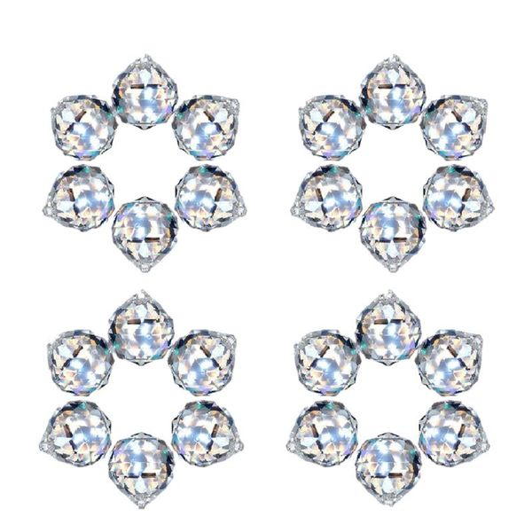 

chandelier crystal 24 pcs balls prism suncatcher rainbow pendants maker hanging crystals prisms for window home office garden decoration 20