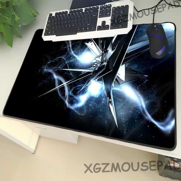 

mouse pads & wrist rests xgz extra large size pad black lock edge technology high gloss printing computer desk mat rubber material non-slip